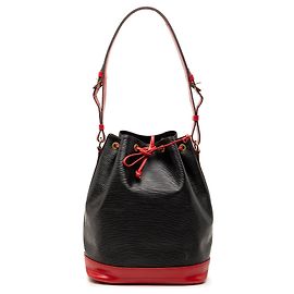 Borsa a secchiello Louis Vuitton Epi Bicolor Noe GM Nera