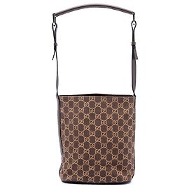 Borsa a tracolla Gucci GG Canvas marrone