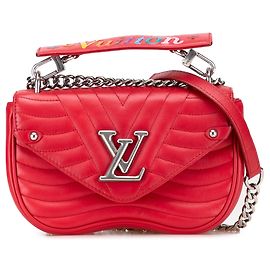 Borsa a catena Louis Vuitton New Wave PM rossa