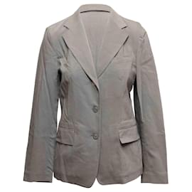 Blazer Gucci de mezcla de algodón gris Talla IT 42