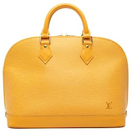Borsa Louis Vuitton Epi Alma PM Gialla