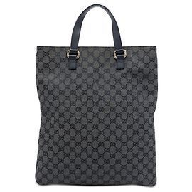 Borsa Tote Gucci GG Canvas grigia