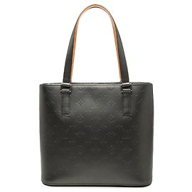 Borsa Tote Louis Vuitton Monogram Mat Stockton Grigia