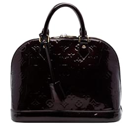 Borsa Louis Vuitton Monogram Vernis Alma PM Viola