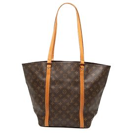 Borsa Shopping Tote Louis Vuitton Monogram Marrone