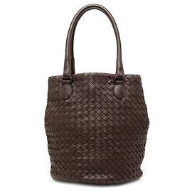 Borsa a secchiello Bottega Veneta in Nappa Intrecciato marrone