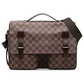 Borsa Broadway Louis Vuitton Damier Ebene Marrone
