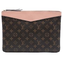 Borsa a Pochette Daily Pouch Louis Vuitton Monogram Marrone