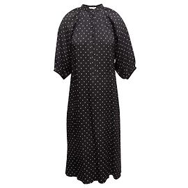 Céline Celine Kleid mit Polka Dots in Schwarz & Weiß Größe FR 40