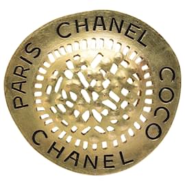 Spilla per cappello Chanel placcata oro