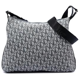 Borsa a tracolla Dior Diorissimo Trotter Canvas Blu