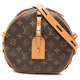Borsa Crossbody Louis Vuitton Monogram Boite Chapeaux Souple MM marrone
