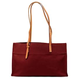 Borsa Tote Hermès Toile Etriviere Elan Rossa