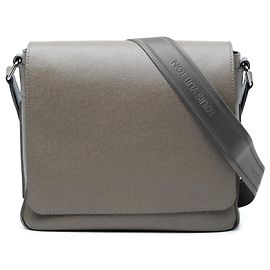 Borsa a tracolla Louis Vuitton Taiga Roman PM Marrone