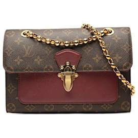 Borsa a tracolla Louis Vuitton Monogram Victoire marrone