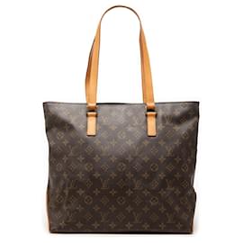 Borsa Tote Monogram Cabas Mezzo marrone Louis Vuitton