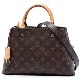 Borsa Louis Vuitton Monogram Montaigne BB marrone