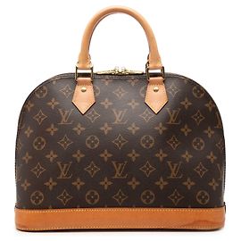Borsa Louis Vuitton Monogram Alma PM marrone