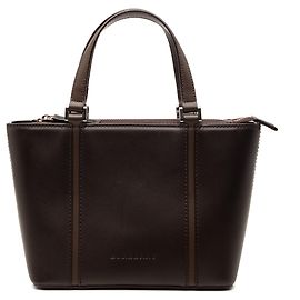 Borsa a mano in pelle marrone Burberry