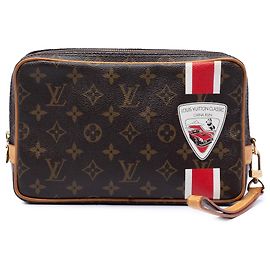 Clutch Pavel Monogram China Run marrone Louis Vuitton