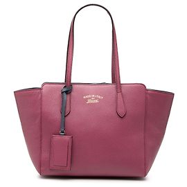 Borsa Tote Swing in pelle di vitello Dollar di medie dimensioni viola Gucci