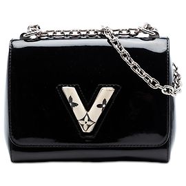Borsa a tracolla Black Louis Vuitton Vernis Monogram Twist PM