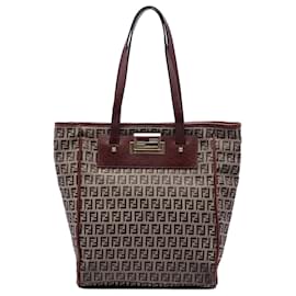 Tote in tela Fendi Zucchino marrone