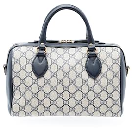 Borsa Boston e borsa a tracolla Gucci Small GG Supreme beige