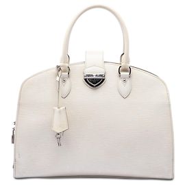 Borsa Louis Vuitton Epi Pont Neuf GM bianca