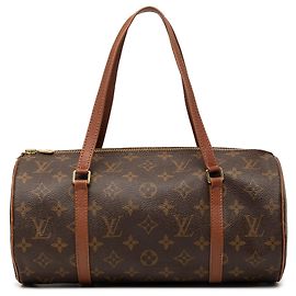 Louis Vuitton Monogram Papillon 30 Handtasche braun
