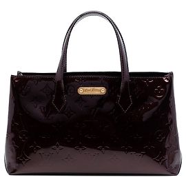 Borsa Louis Vuitton Monogram Vernis Wilshire PM viola