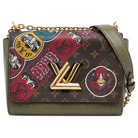 Borsa a tracolla marrone Louis Vuitton Monogram Boite Chapeaux Souple MM