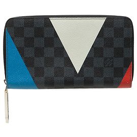 Zippy Wallet Louis Vuitton Damier Cobalt Americas Cup Regatta Blau - Lange Geldbörsen