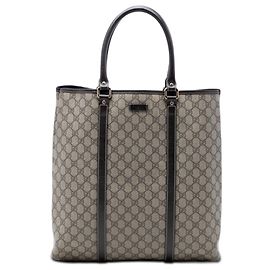 Tote verticale Gucci GG Supreme beige