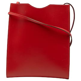 Hermès Onimaitou Umhängetasche aus rotem Boxcalf-Leder