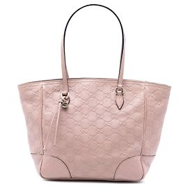 Pink Gucci Guccissima Bree Tote