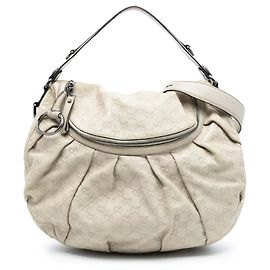 Borsa bianca Gucci Guccissima Icon Bit