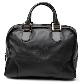 Borsa a mano Amazona 32 in pelle nera LOEWE