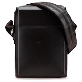 Bolsa transversal Louis Vuitton Monogram Glace Bobby marrom