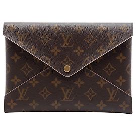 Pochette Kirigami GM Louis Vuitton Monogram marrone Clutch