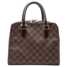 Braune Louis Vuitton Damier Ebene Triana Handtasche