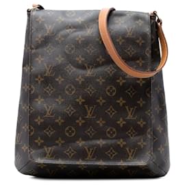 Borsa a tracolla Louis Vuitton Monogram Musette Salsa GM marrone