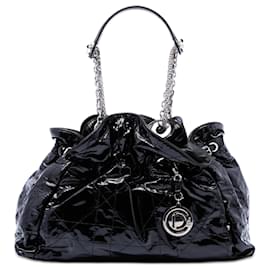 Tote Dior Black Patent Cannage Le Trente