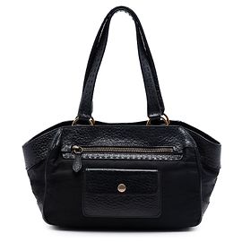 Borsa a tracolla Prada Berlino Trimmed Tessuto nera