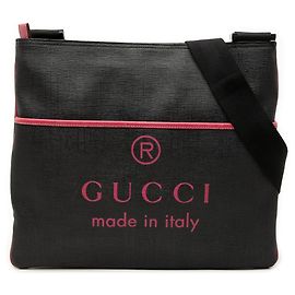 Gucci GG Supreme Crossbody-Tasche mit Trademark-Logo in Schwarz
