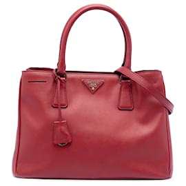 Borsa Prada Medium Saffiano Lux Galleria Rossa