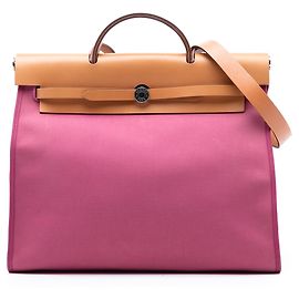 Borsa Hermès Toile Herbag Zip 31 rosa