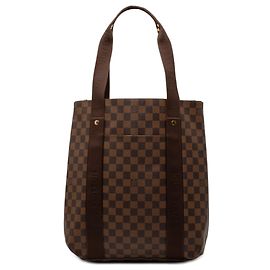 Borsa Tote Louis Vuitton Damier Ebene Beaubourg marrone
