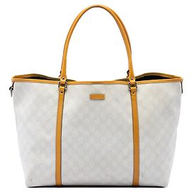 Borsa Tote Joy GG Supreme grande bianca Gucci