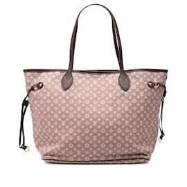 Bolsa Tote rosa Louis Vuitton Monogram Idylle Neverfull MM